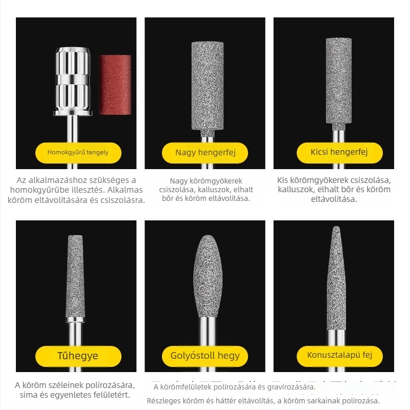 Mini toll formájú elektromos csiszoló polírozáshoz és gravírozáshoz, újratölthető lítium akkumulátor, 5V, háromfokozatú sebesség