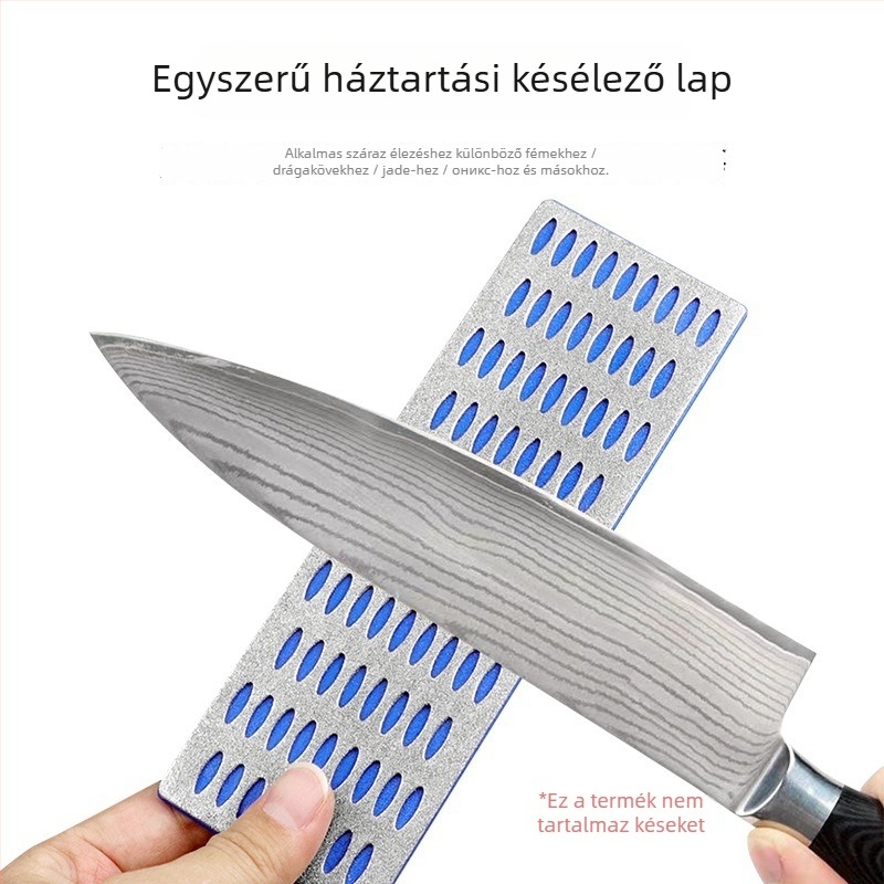 Kézi gyémántos élezőeszköz, 200-300-400 szemcse, egyoldalas