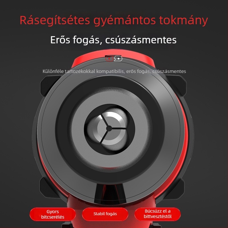 Guofan Brushless vezeték nélküli fúró‑csavarozó, Li‑ion 18–21V, pisztolymarkolat, állandó sebesség, csavarozáshoz és fém- vagy betonfúráshoz