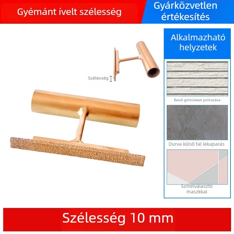 Meiyan kézzel készített gyémántfájl – négyzet alakú hornyoló csiszoló eszköz külső falak hornyaira, brazed a kőfeldolgozáshoz