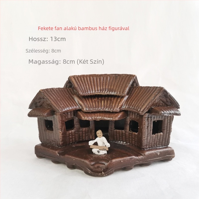 Pastorális stílusú kerámiakerti díszfigura, mázas kerámia, folyamat 740858396, alkalmas új otthon ajándékaként