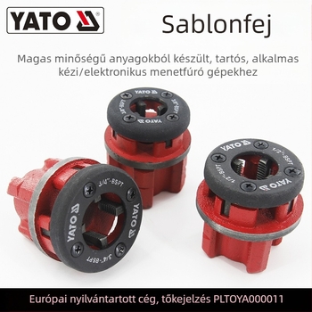 YATO Csőmenetfej – Kézi és Elektromos Menetgépekhez