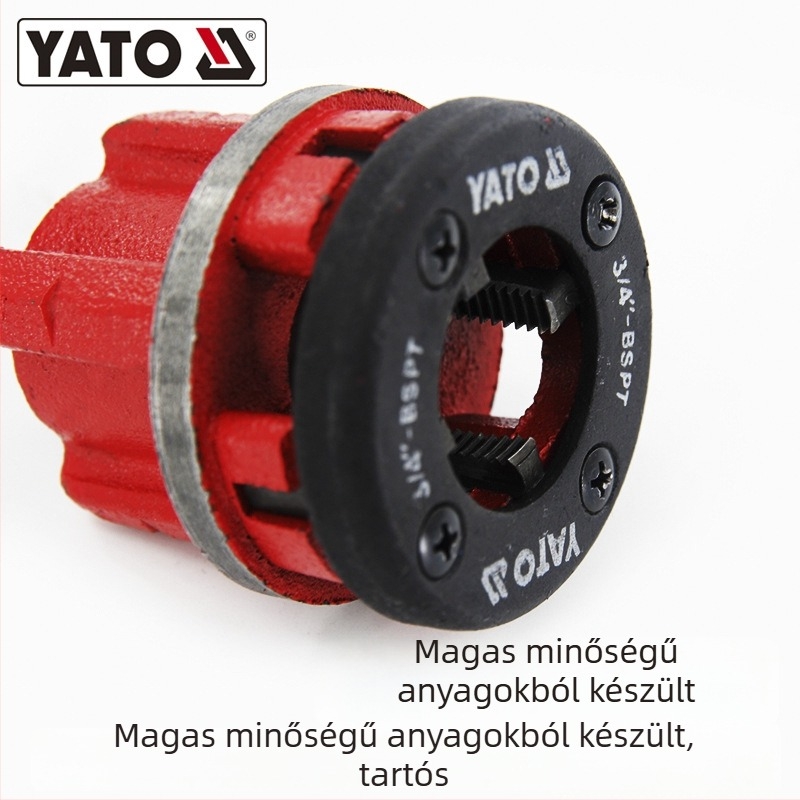 YATO Csőmenetfej – Kézi és Elektromos Menetgépekhez