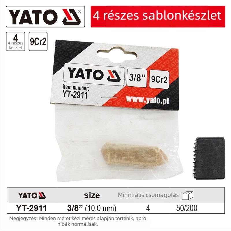 YATO Csőmenetfej – Kézi és Elektromos Menetgépekhez