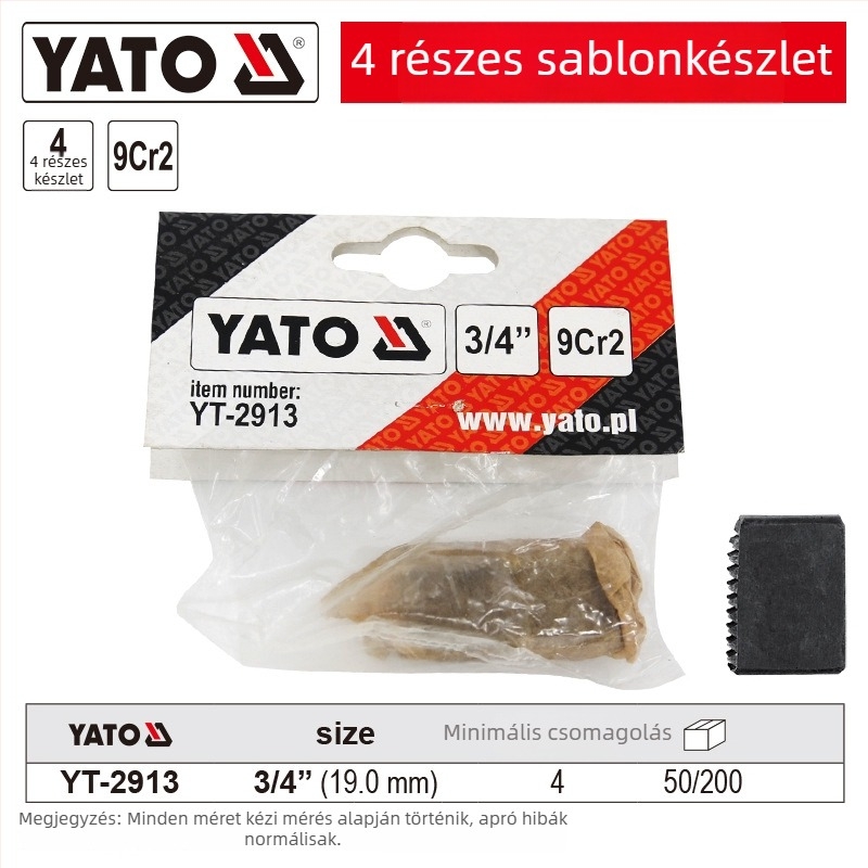 YATO Csőmenetfej – Kézi és Elektromos Menetgépekhez