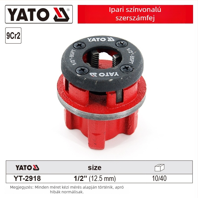 YATO Csőmenetfej – Kézi és Elektromos Menetgépekhez