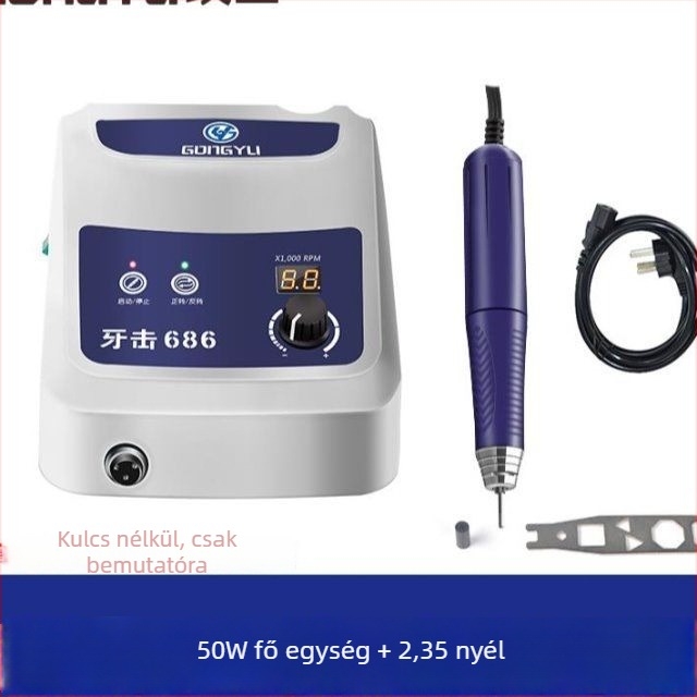 Jáde faragógép, brushless motor, 100 W, 120 mm dugattyúhossz, 36–40 V