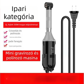 WANSHENG 90 fokos szögcsiszoló gravírozáshoz és polírozáshoz, hatfokozat sebességszabályozás, hálózati tápegység, 110–240V