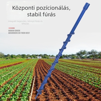 Strasszokhoz való fúró, szénacélból, talajfúró strasszokhoz, általános penge, tömeg 1.2–2.7 kg