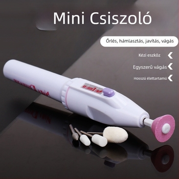 Mini kézben tartható elektromos polírozó, köröm polírozáshoz, fogápoláshoz, jáde polírozáshoz, fúráshoz és gravírozáshoz — 5V tápegység, 3C tanúsítvány 2025180706064907