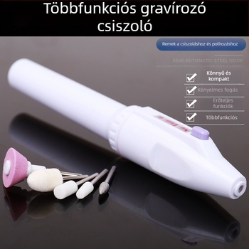 Mini kézben tartható elektromos polírozó, köröm polírozáshoz, fogápoláshoz, jáde polírozáshoz, fúráshoz és gravírozáshoz — 5V tápegység, 3C tanúsítvány 2025180706064907