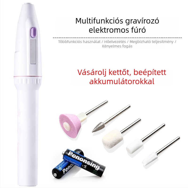 Mini kézben tartható elektromos polírozó, köröm polírozáshoz, fogápoláshoz, jáde polírozáshoz, fúráshoz és gravírozáshoz — 5V tápegység, 3C tanúsítvány 2025180706064907