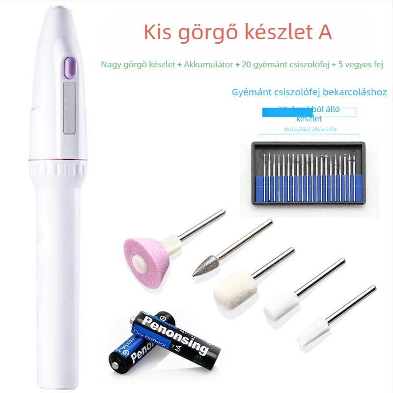 Mini kézben tartható elektromos polírozó, köröm polírozáshoz, fogápoláshoz, jáde polírozáshoz, fúráshoz és gravírozáshoz — 5V tápegység, 3C tanúsítvány 2025180706064907