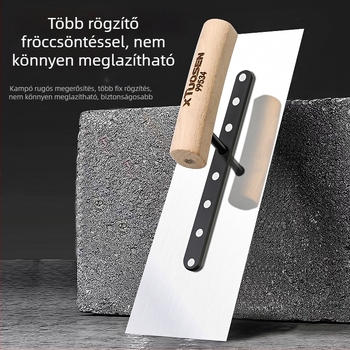 Rozsdamentes acél glettelő spatula falak simításához, modell Flat Knife, márka Topson
