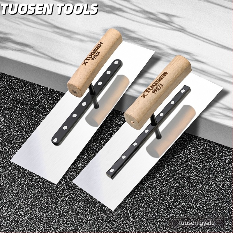Rozsdamentes acél glettelő spatula falak simításához, modell Flat Knife, márka Topson