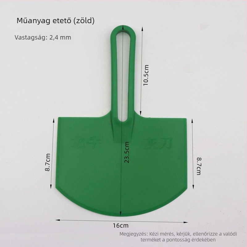 Ívelt formájú rozsdamentes acél vakolóeszközök készlet – spatula és glettelőfejek
