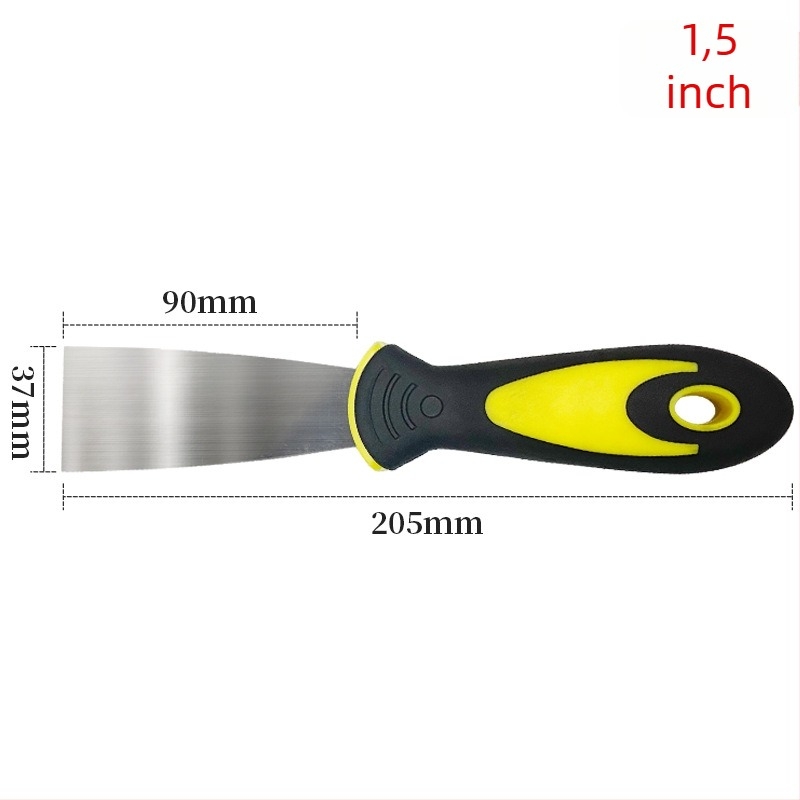 Glettelő kés rozsdamentes acél pengével és műanyag nyéllel, márka Weite, dekoratív porcelán kaparás otthoni használatra