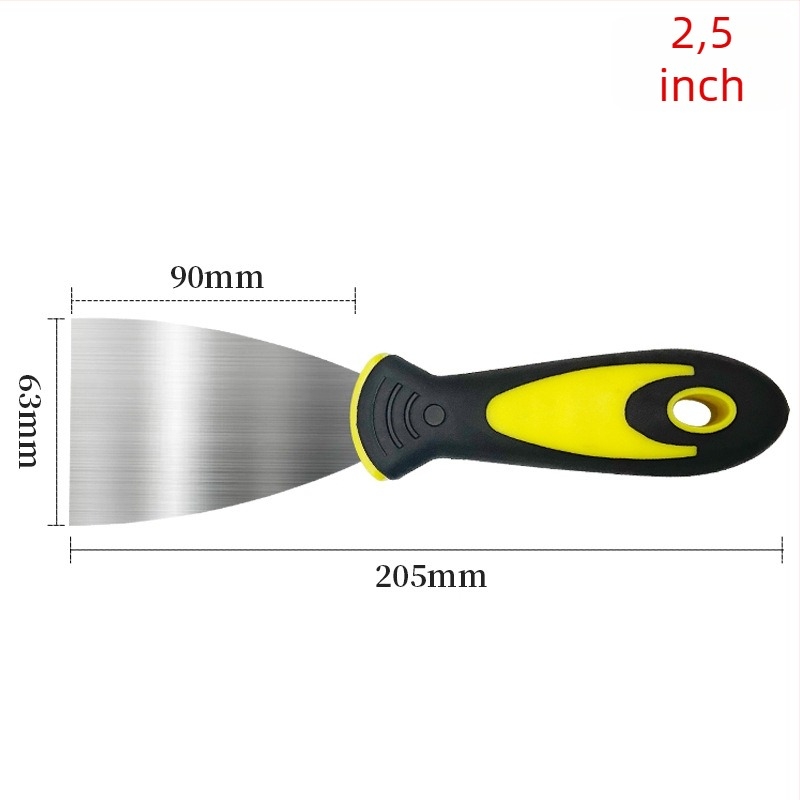 Glettelő kés rozsdamentes acél pengével és műanyag nyéllel, márka Weite, dekoratív porcelán kaparás otthoni használatra