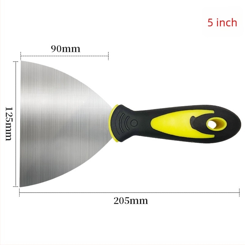 Glettelő kés rozsdamentes acél pengével és műanyag nyéllel, márka Weite, dekoratív porcelán kaparás otthoni használatra