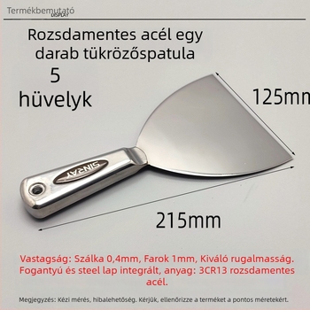 Egybeöntött rozsdamentes acél glettvas, vastagabb, kiváló minőségű fogantyúval – Chuanyue