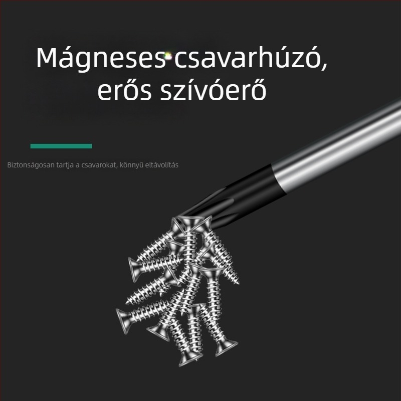 Csavarhúzó készlet lapos, keresztes és ötszög fejű bitekkel mobiltelefonok, órák és szemüvegek javítására | szénacél