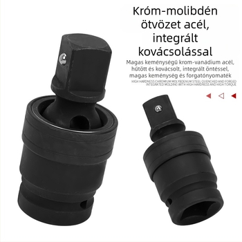 YiShun ütőkulcs adapter – nehéz kivitelű átalakító készlet pneumatikus/ elektromos ütőkulcsokhoz, négyzetes meghajtó, anyag: 40 Chrome, foszfát bevonat felület