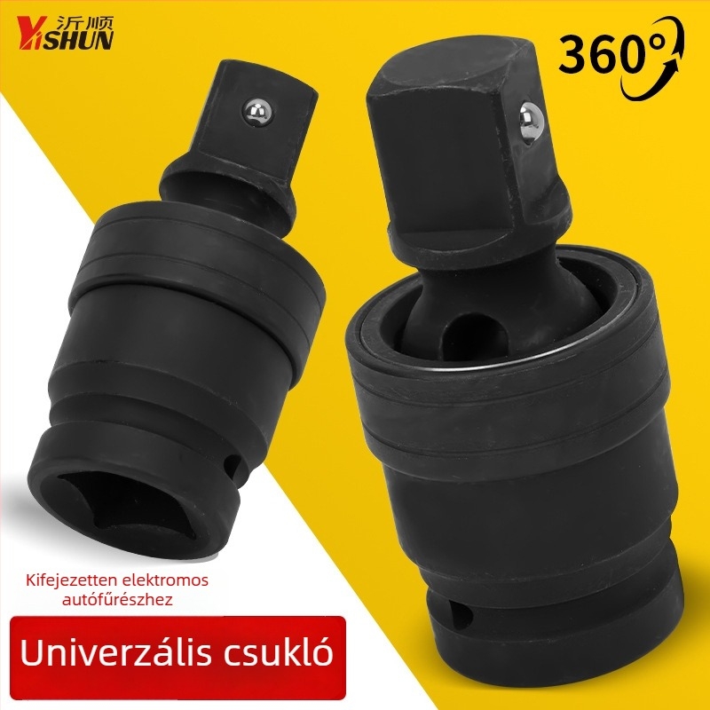 YiShun ütőkulcs adapter – nehéz kivitelű átalakító készlet pneumatikus/ elektromos ütőkulcsokhoz, négyzetes meghajtó, anyag: 40 Chrome, foszfát bevonat felület