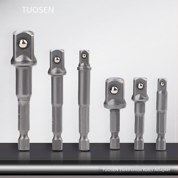 Topson Elektromos fúró adapter rúd és csavarhúzó összekötő, 3/8 adapterfej, magas széntartalmú acél