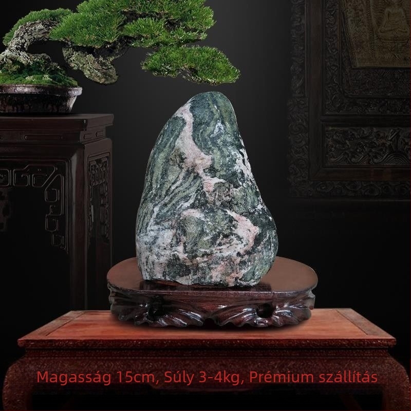Taishan-kő talizmán Feng Shui, bejárat és házszög védő kő, otthoni dekoráció