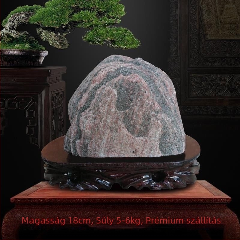 Taishan-kő talizmán Feng Shui, bejárat és házszög védő kő, otthoni dekoráció