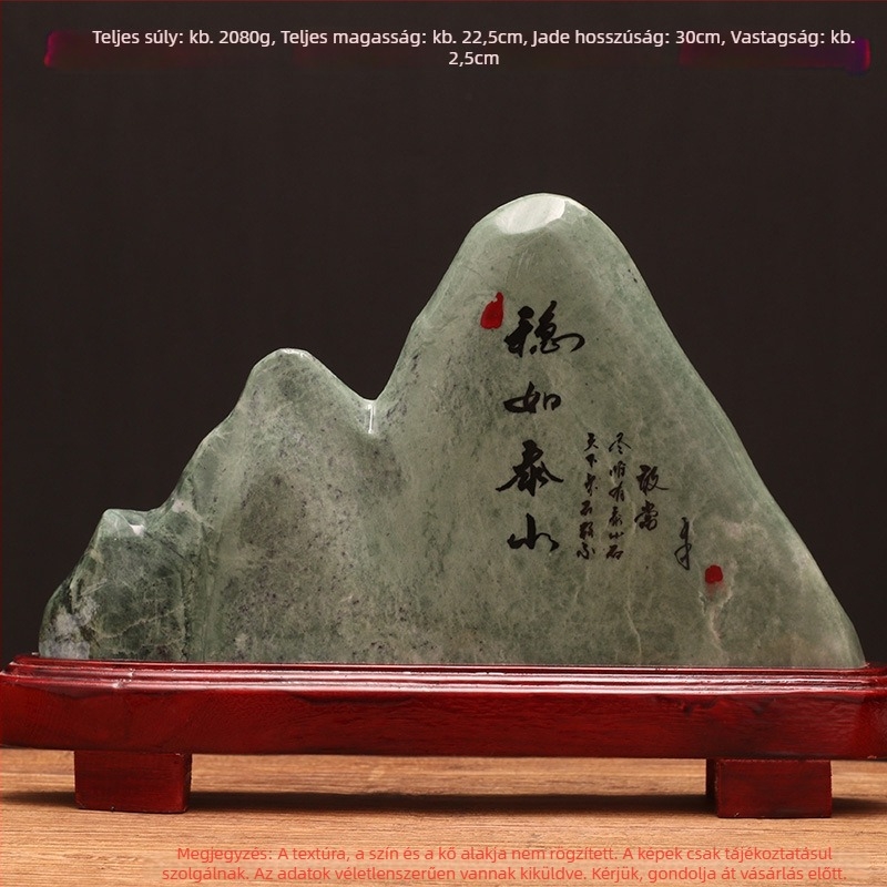 Kőből készült hegyi szobor – testreszabható nappali dekoráció, nem ajándék