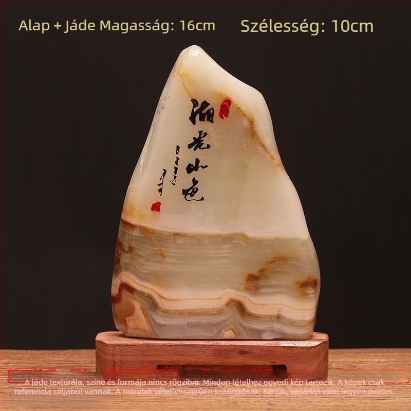 Kőből készült hegyi szobor – testreszabható nappali dekoráció, nem ajándék