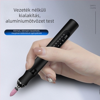 Manikűrhöz tervezett elektromos lyukasztó- és csiszoló toll — gravírozás, polírozás, vágás — újratölthető Li-ion akkumulátor, 20000 RPM, 3,7–5V, Fengyida