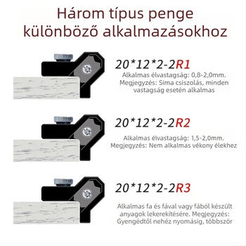Kerekített élű maró – debavuralás és facettálás faipari felhasználásra