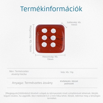 Természetes kristály nyers kő kocka dísztárgy