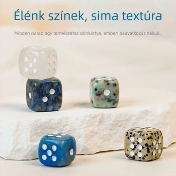 Természetes kristály nyers kő kocka dísztárgy