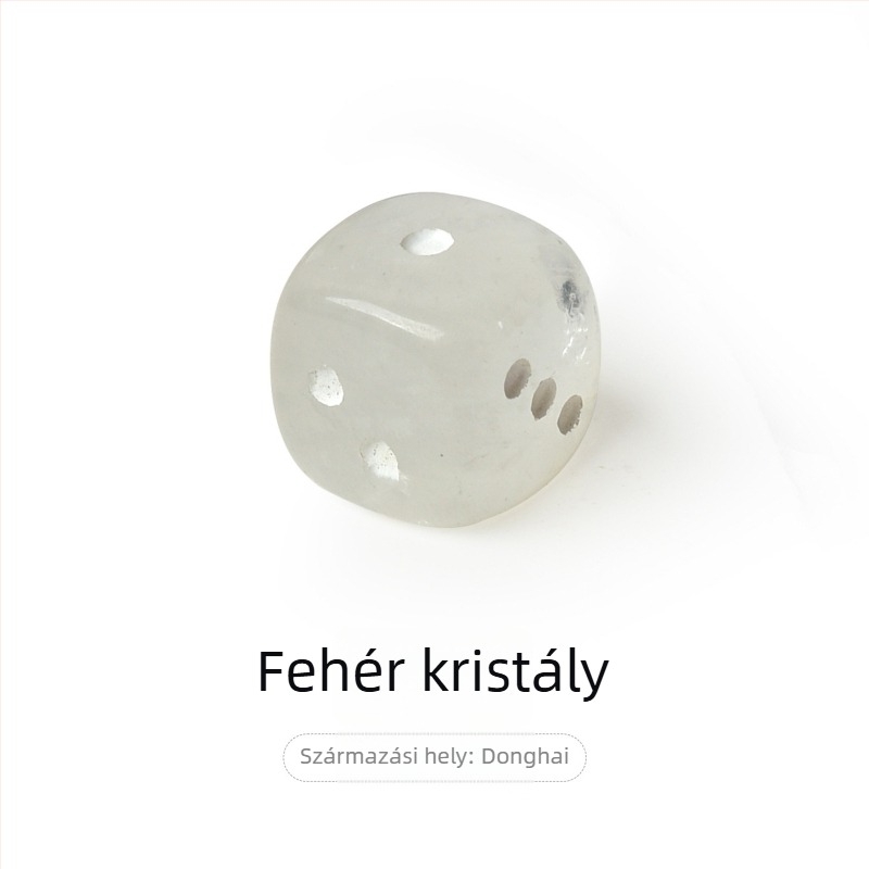 Természetes kristály nyers kő kocka dísztárgy
