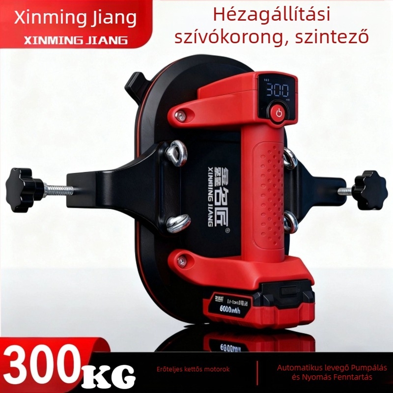Xin Mingjiang X15: erős kettős motoros vákuumos szívóeszköz csempék és üveg szintezéséhez