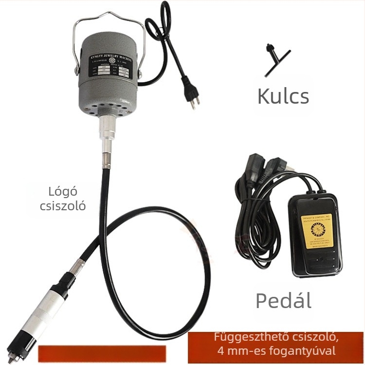 Függő jade faragógép ékszerfeldolgozáshoz — elektromos csiszolás és polírozás