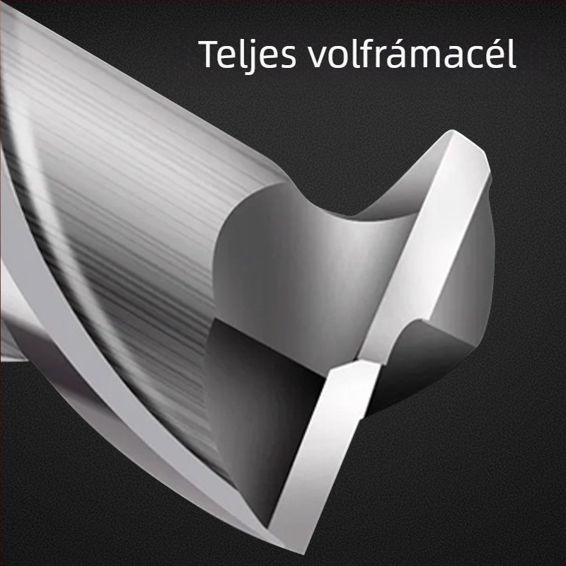 Végfúró, kettős élű volfrámból készült fúrómaró faipari felhasználásra, akrilhoz, PVC-hez és MDF-hez, kompatibilis marógépekkel, Saitool márka