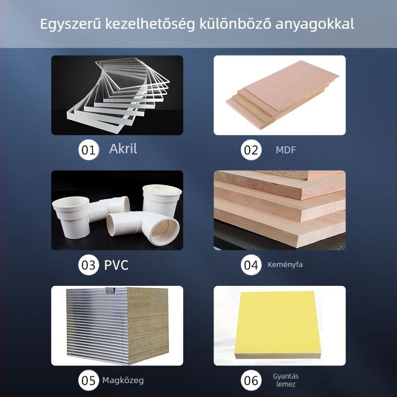 Végfúró, kettős élű volfrámból készült fúrómaró faipari felhasználásra, akrilhoz, PVC-hez és MDF-hez, kompatibilis marógépekkel, Saitool márka