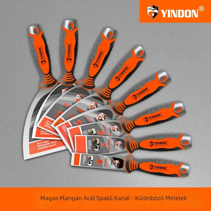 Glett kés rozsdamentes acélból, ultra vastag, tükrös felületű befejezés, Eagle Shield, modell Putty Knife