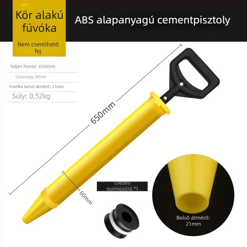 Cementes habarcs injekciós pisztoly ajtókerethez – kompakt kézi eszköz habarcs injekcióhoz és tömítéshez