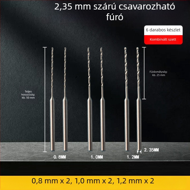 Faipari spirálfúró, hosszított hossz, HSS acél, Unique márka