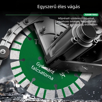 Tuosen gyémánt vágókorong csempe, kő és beton vágásához – forró préselt, szinterezett
