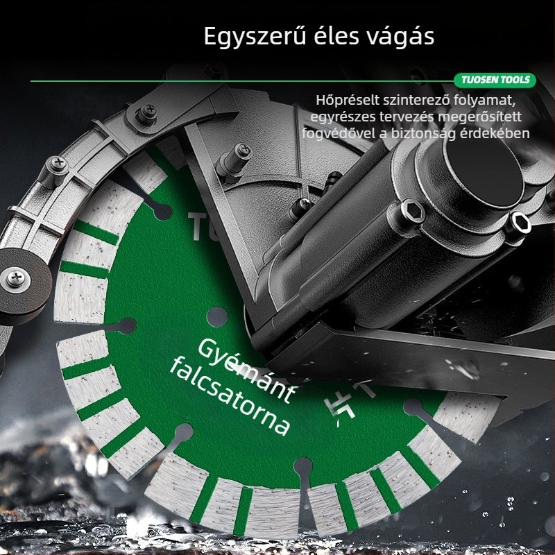 Tuosen gyémánt vágókorong csempe, kő és beton vágásához – forró préselt, szinterezett