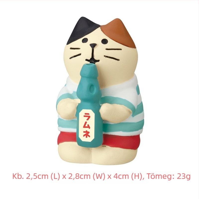 Gyantaszobrás dekoráció, japán bolti-stílus, anyag: gyanta, márka: Qingheng crafts, csomagolás: PP zacskó