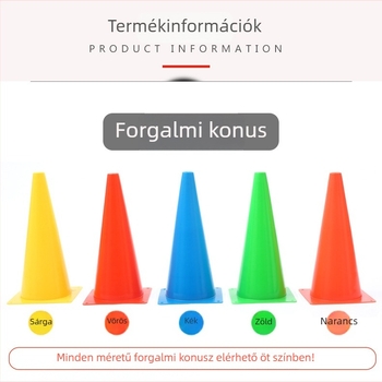 Xin Yao PE-anyagú futball-edzéssegéd, kónusz alakú akadály edzésekhez