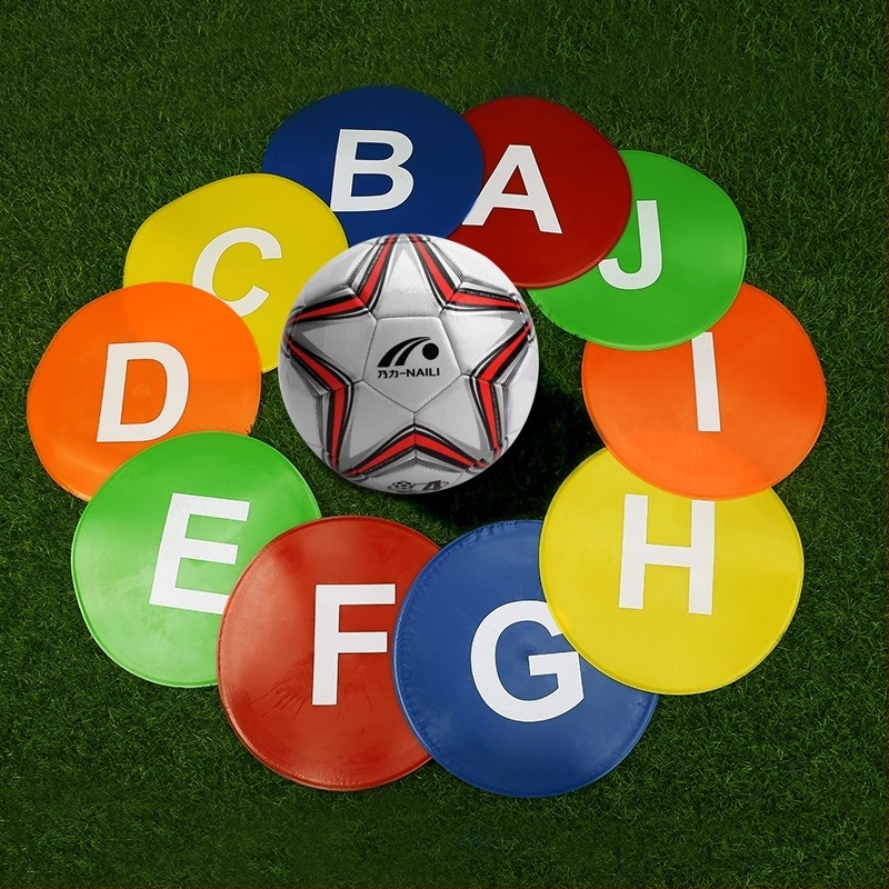 Kör alakú PVC jelzőtábla futball-edzéshez – testreszabható edzőeszköz
