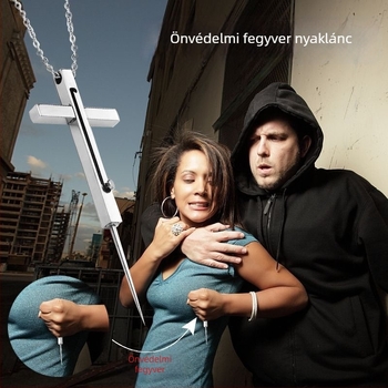 Önvédelmi nyaklánc — diszkrét kiegészítő (Márka: Risheng; Eredet: Zhejiang; Kategória: Túlélő eszközök)
